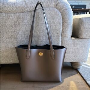 Coach Leather Tote Bag